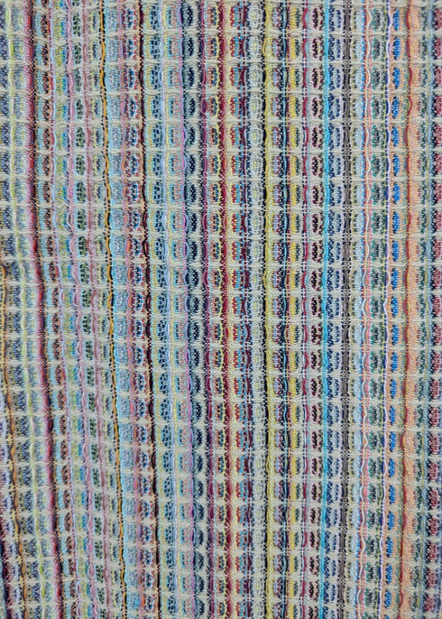 Zuma Stripe Turkish Beach Towel – 100% Organic Turkish Cotton, Raised Waffle Weave, Quick - Dry, 40” x 70” - The Bali Market